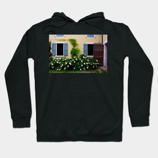 Farmhouse Wall with Windows. Campogalliano, Italy 2011 Hoodie by IgorPozdnyakov